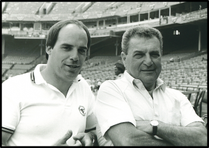 MLB Groundskeeper Pat Santarone and Paul Zwaska