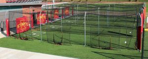 Photo: Batting cage flooring