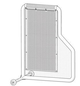Small Ball Infield Screen Net